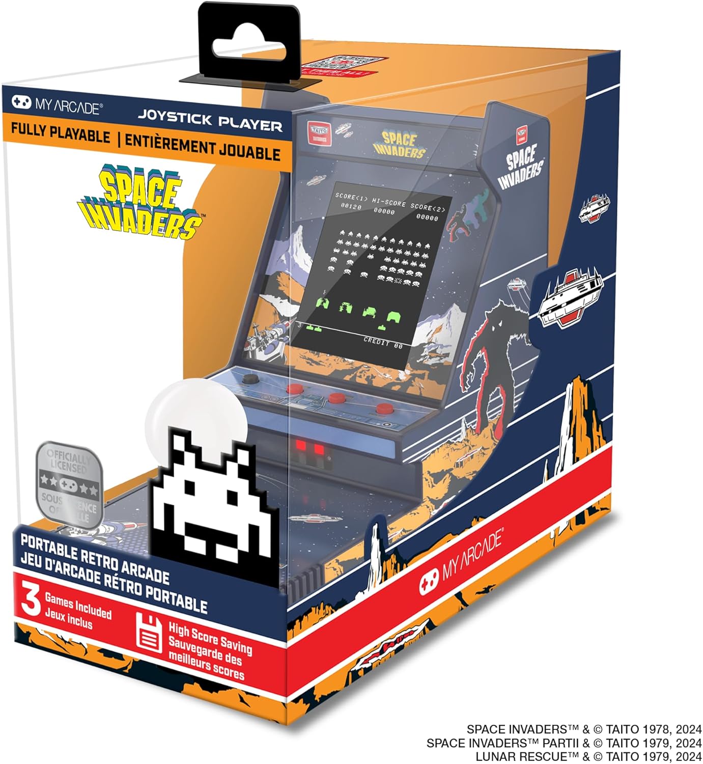 My Arcade Joystick Player: Space Invaders (Retro)