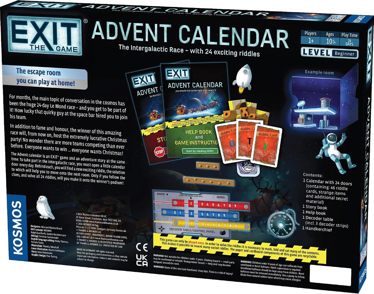 EXIT: Advent Calendar - The Intergalactic Race (Board Games)