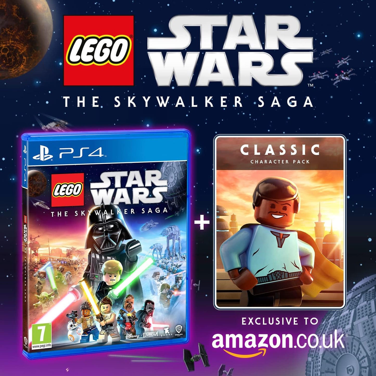 LEGO Star Wars: The Skywalker Saga (Includes Classic Character Pack) (PS4)