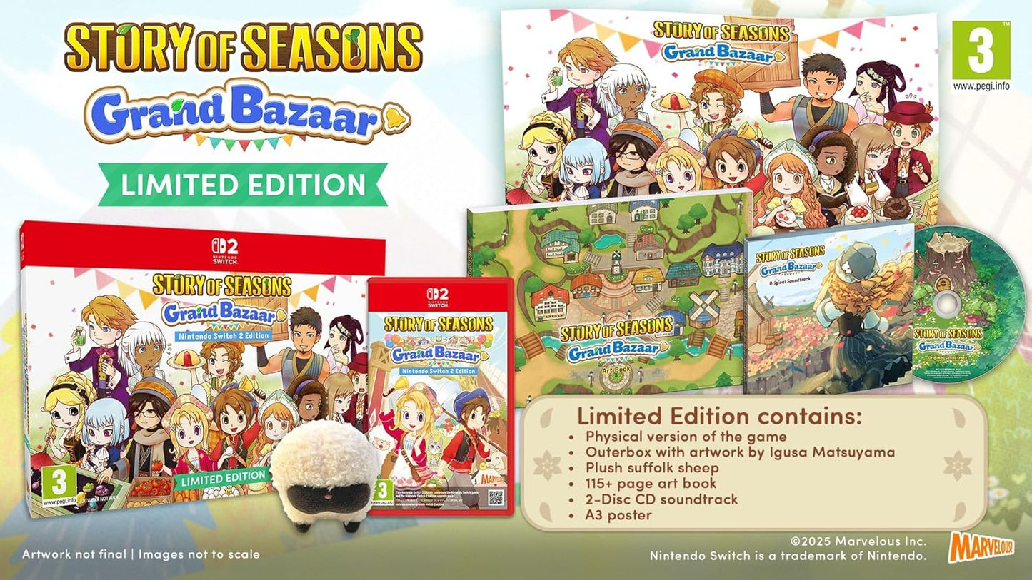 Story of Seasons: Grand Bazaar - Limited Edition (Nintendo Switch 2)
