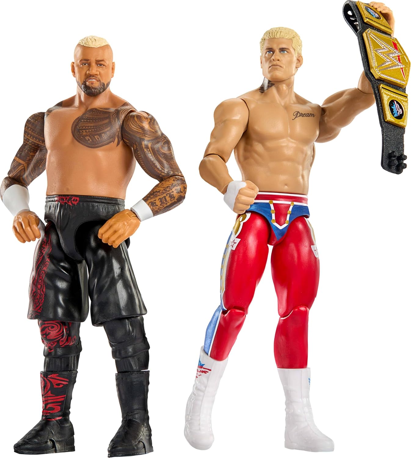 WWE - 2-pack Cody Rhodes vs Solo Sikoa Figure (Toys)