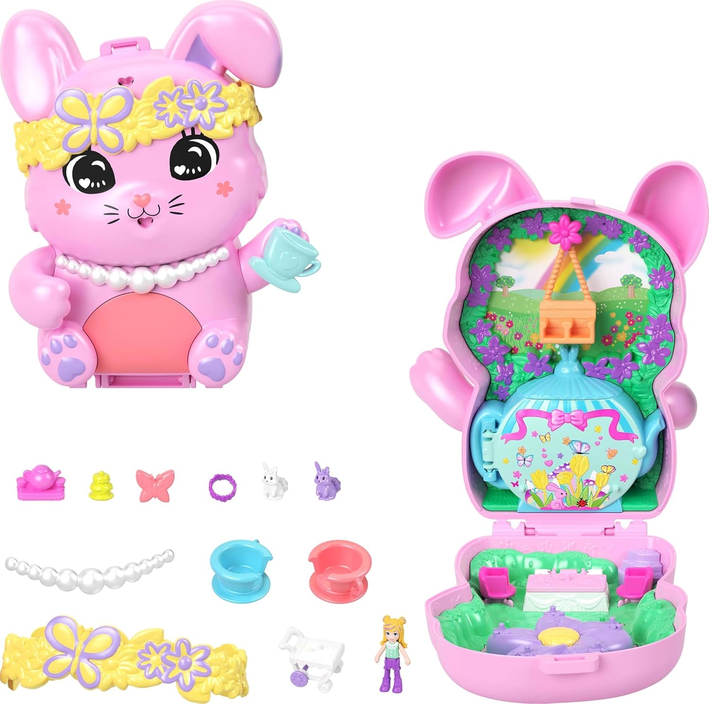 Polly Pocket - Tea Party Bunny Compact