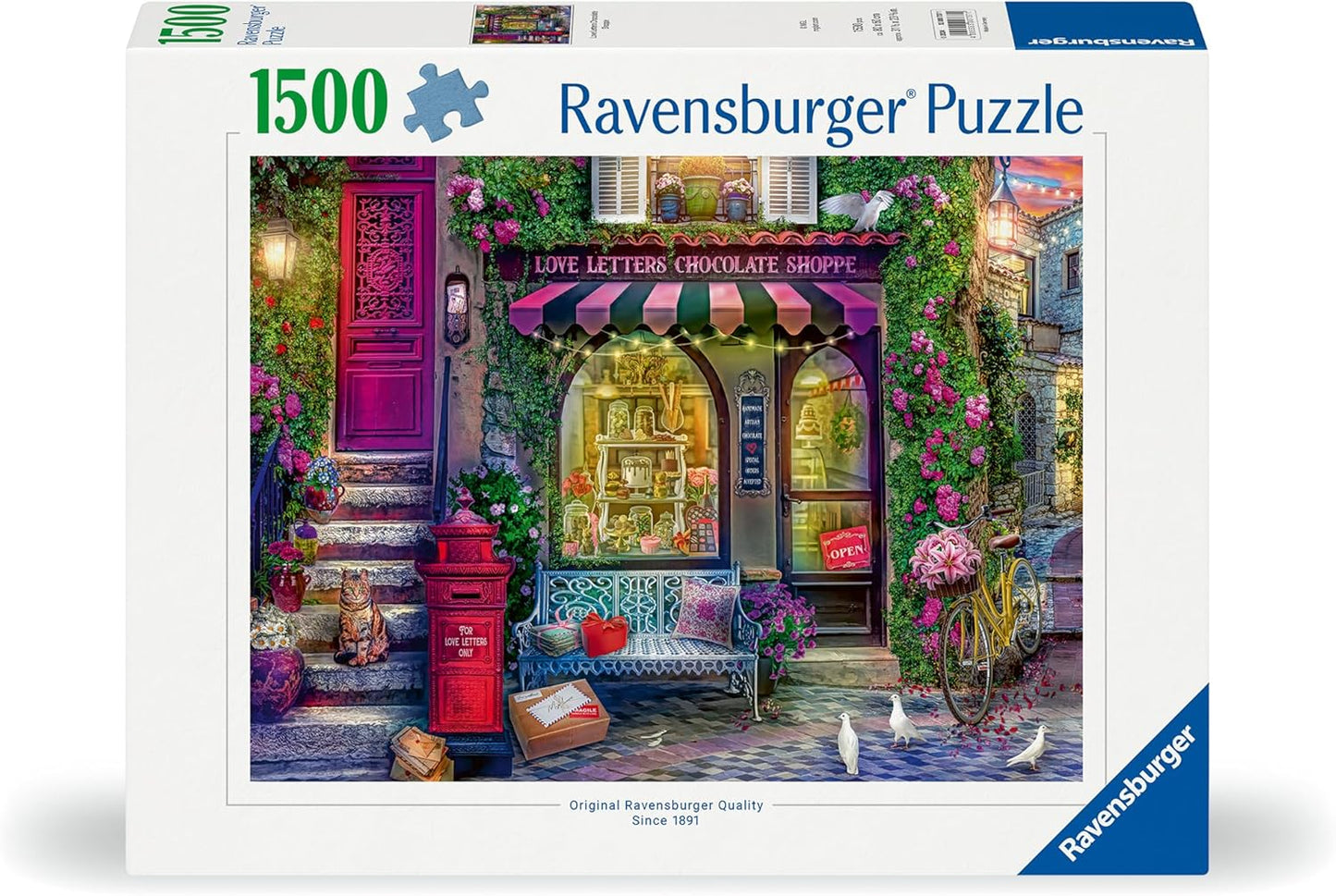 Ravensburger Puzzle - Love letters Chocolate Shop 1500pc (Jigsaw Puzzle)
