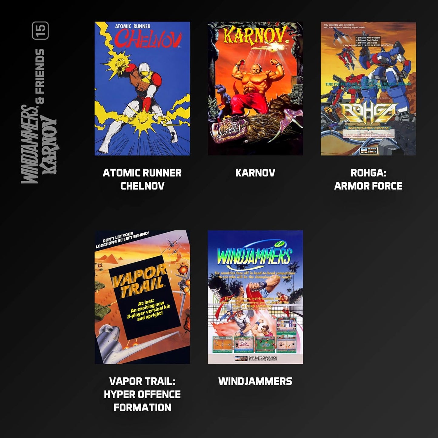 Windjammers, Karnov & Friends (Evercade)