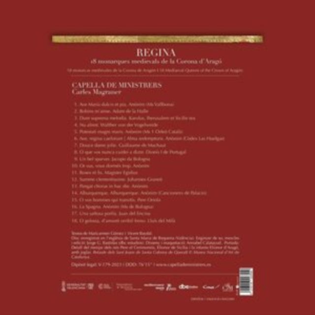Capella De Ministrers / Carles Magraner - Regina (CD)