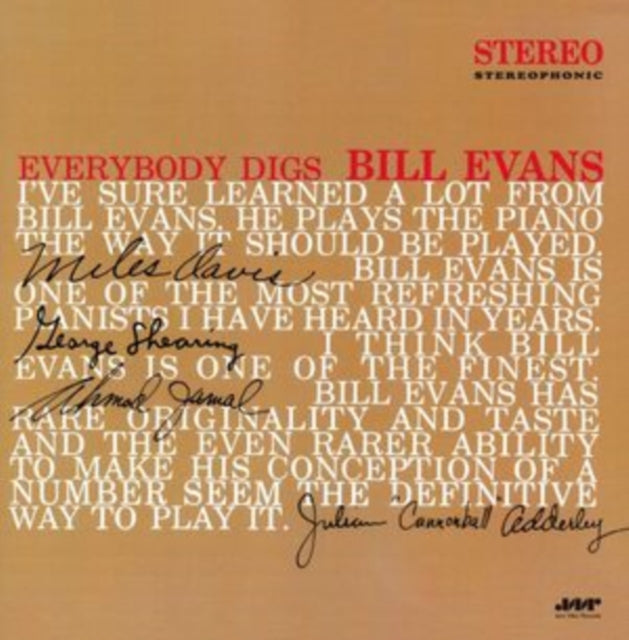 Bill Evans - Everybody Digs Bill Evans (Vinyl)