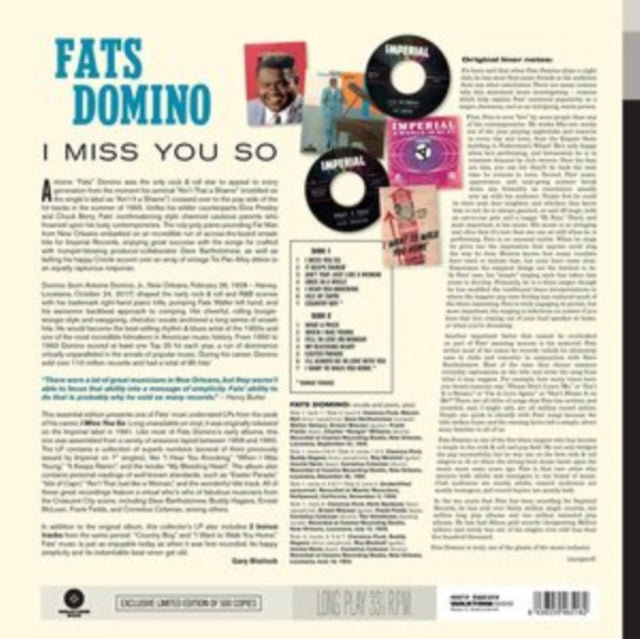 Fats Domino - I Miss You So (Vinyl)