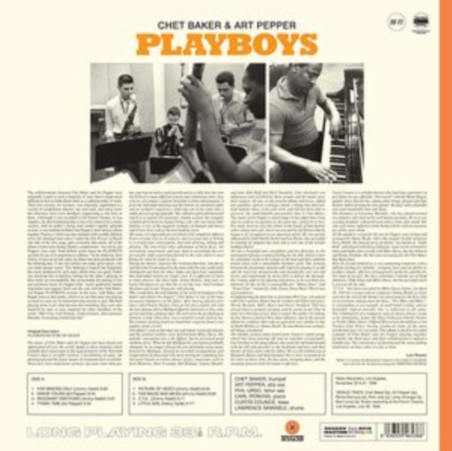Chet Baker & Art Pepper - Playboys (Limited Orange Vinyl) (Vinyl)