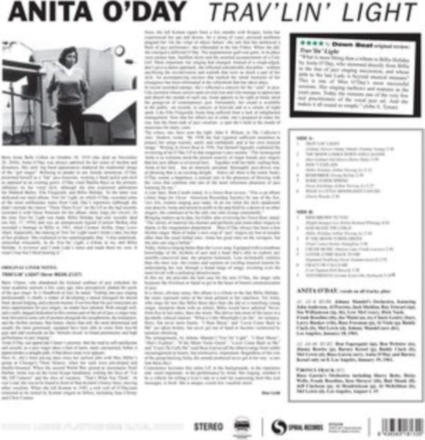 Anita O'Day - Trav'lin' Light (180G / DMM) (Vinyl)