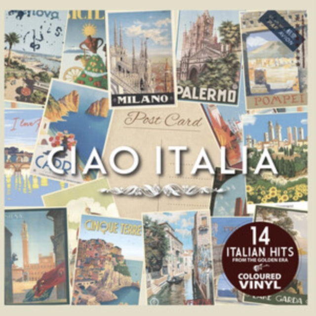 Various Artists - Ciao Italia (Limited Edition) (Crystal Clear/Solid Silver/Solid Blue Vinyl) (Vinyl)