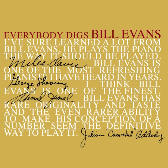 Bill Evans Trio - Everybody Digs Bill Evans (Natural Clear Vinyl) (Vinyl)