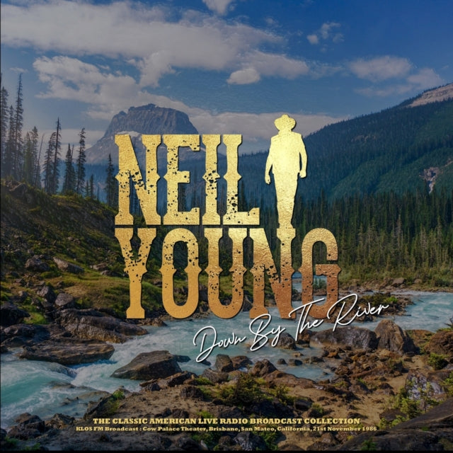 Neil Young - Down By The River - Cow Palace Theater 1986 (Blue Marble Vinyl) (Vinyl)