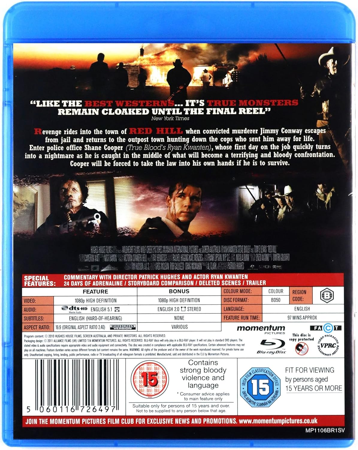 Red Hill (2010) (Blu-ray) (Second-Hand)