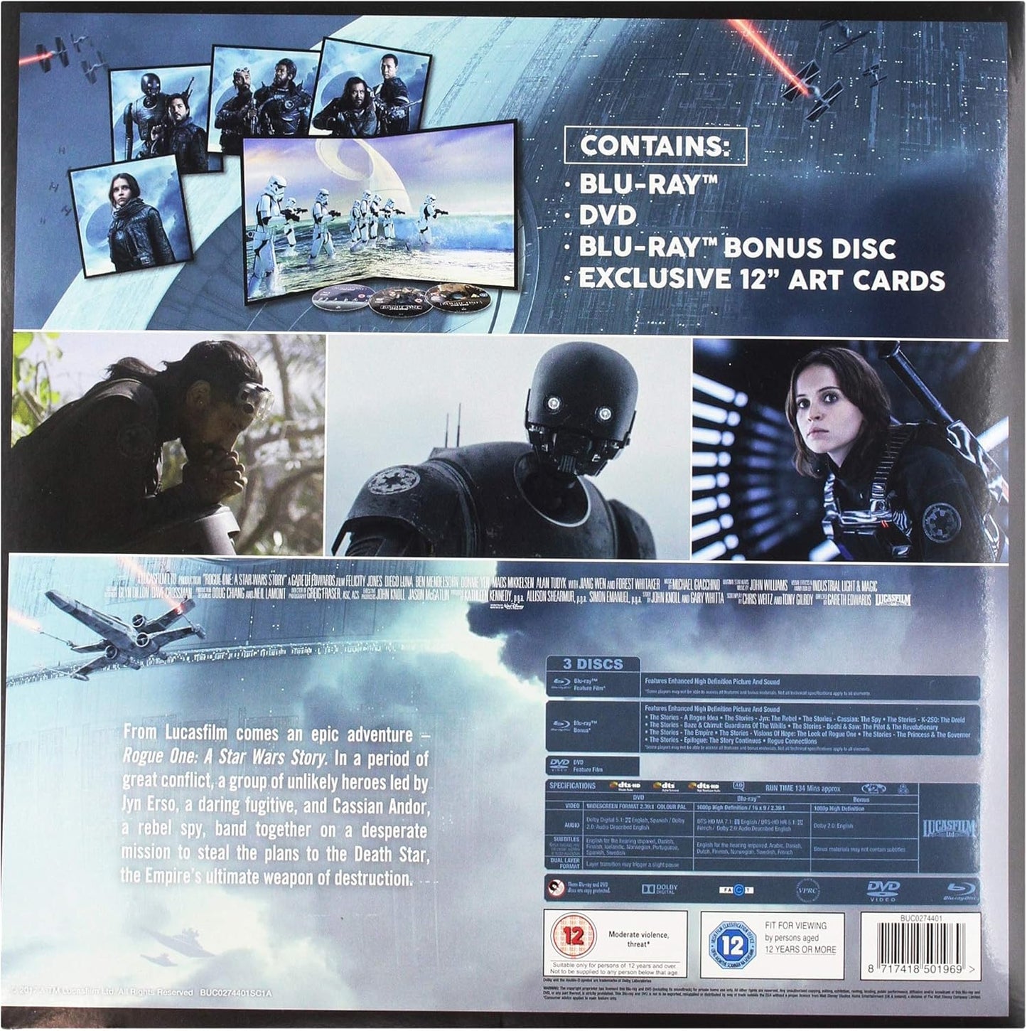 Rogue One - A Star Wars Story (Big Sleeve Edition) (Blu-ray)