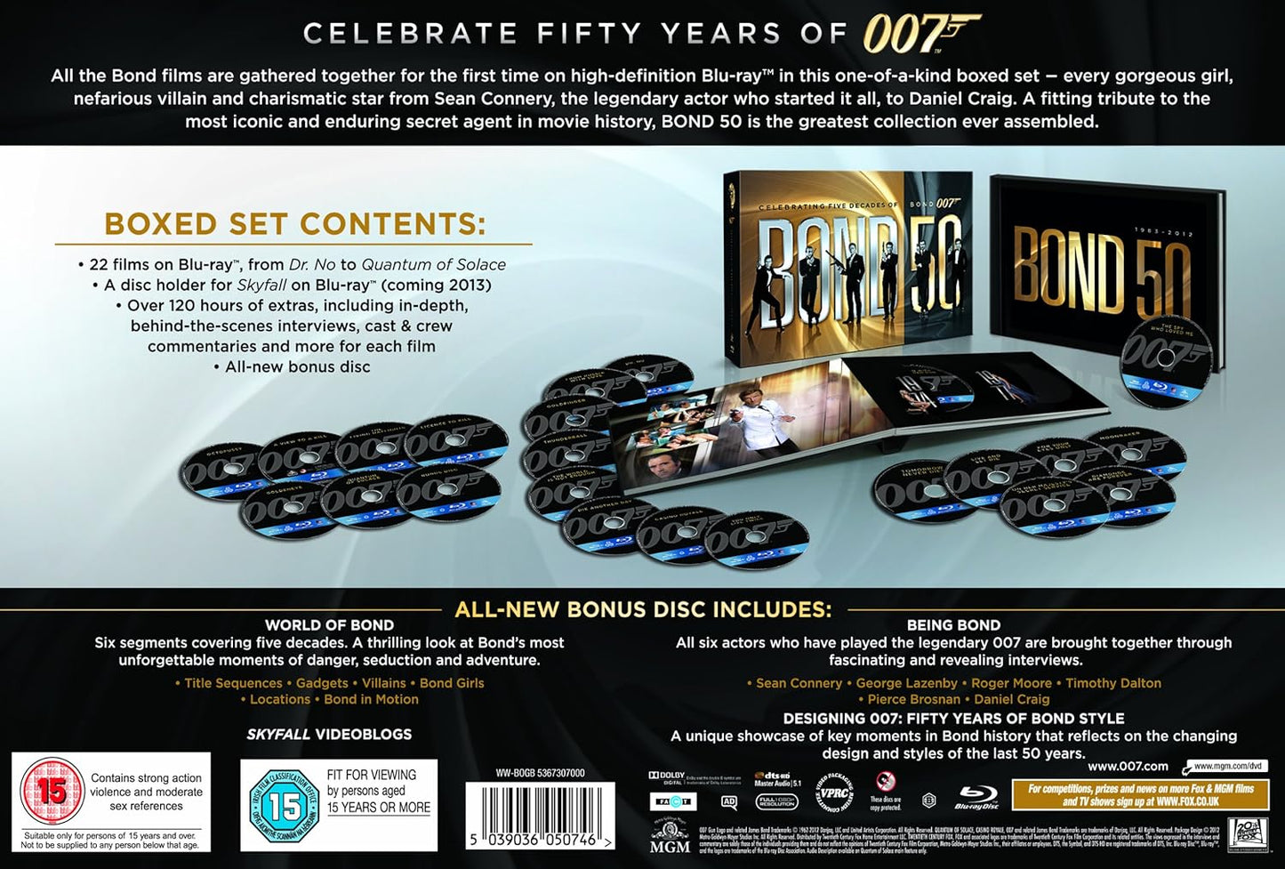 Bond 50: Celebrating Five Decades of Bond (Blu-ray) (Second-Hand)