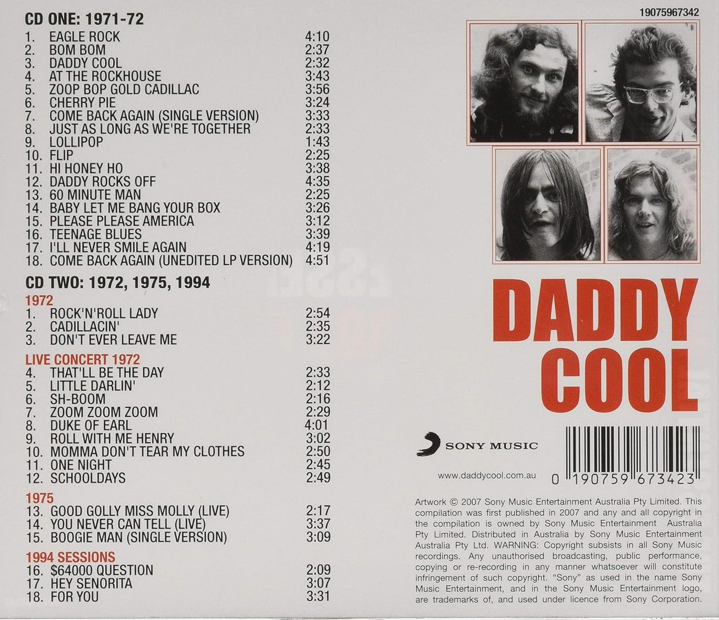 Daddy Cool - The Essential Daddy Cool (CD)