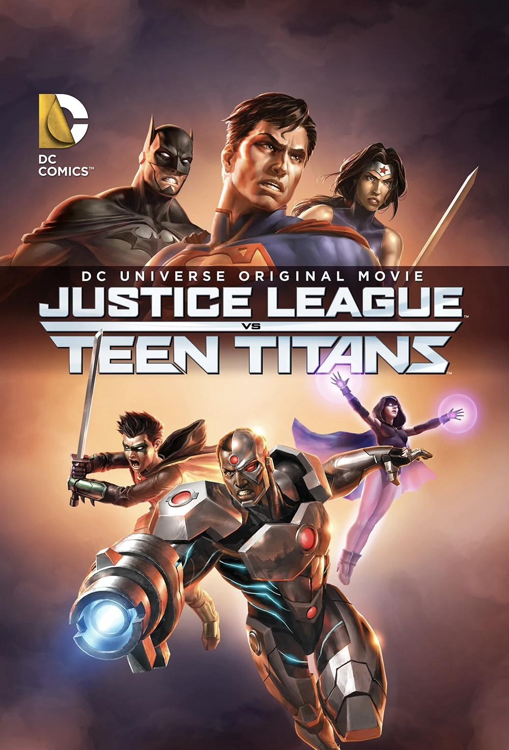 Justice League vs. Teen Titans (2016) (DVD) (Second-Hand)