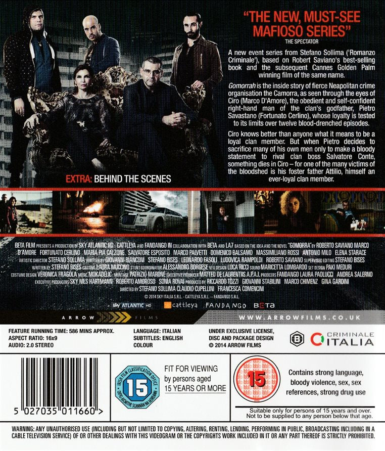 Gomorrah The Series - The Complete Season 1 (Blu-ray) (Second-Hand)