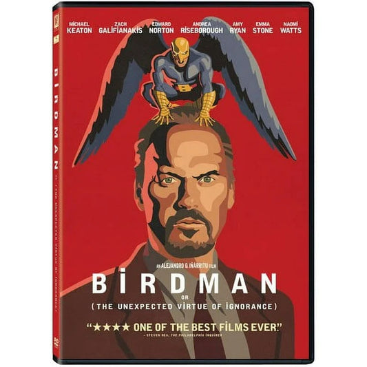 Birdman or (The Unexpected Virtue of Ignorance) (2014) (DVD) (Second-Hand)