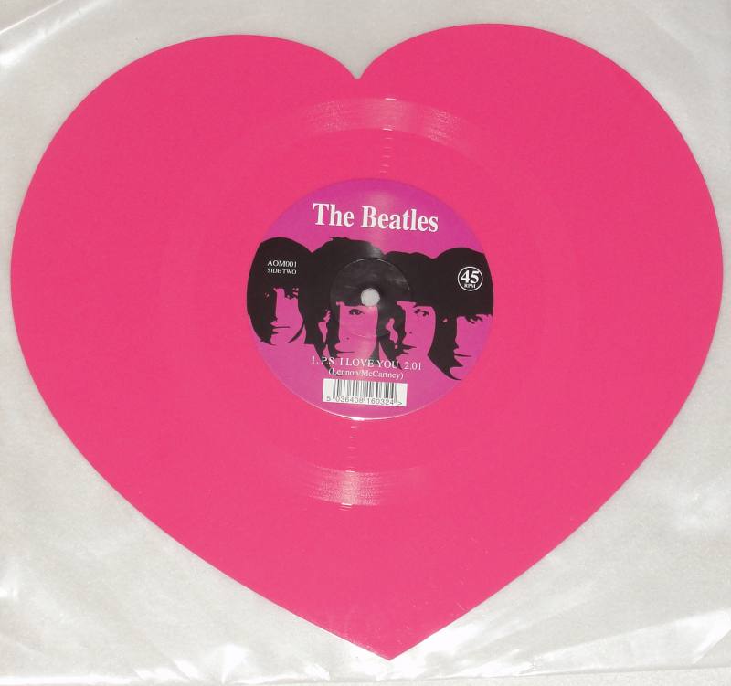 Beatles - Love Me Do (Heart Shaped Pink Vinyl) (Vinyl)