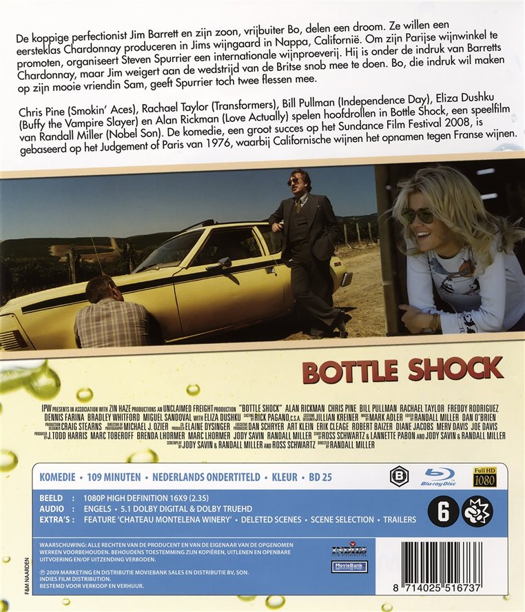 Bottle Shock (2008) (Blu-ray) (Second-Hand)