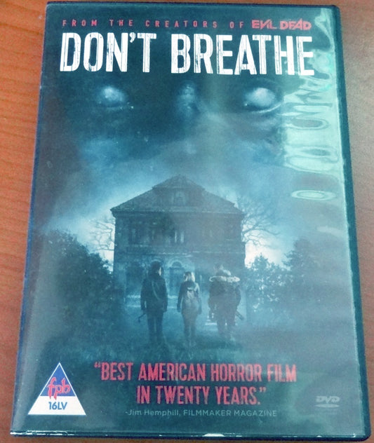 Don't Breathe (2016) (DVD) (Second-Hand)