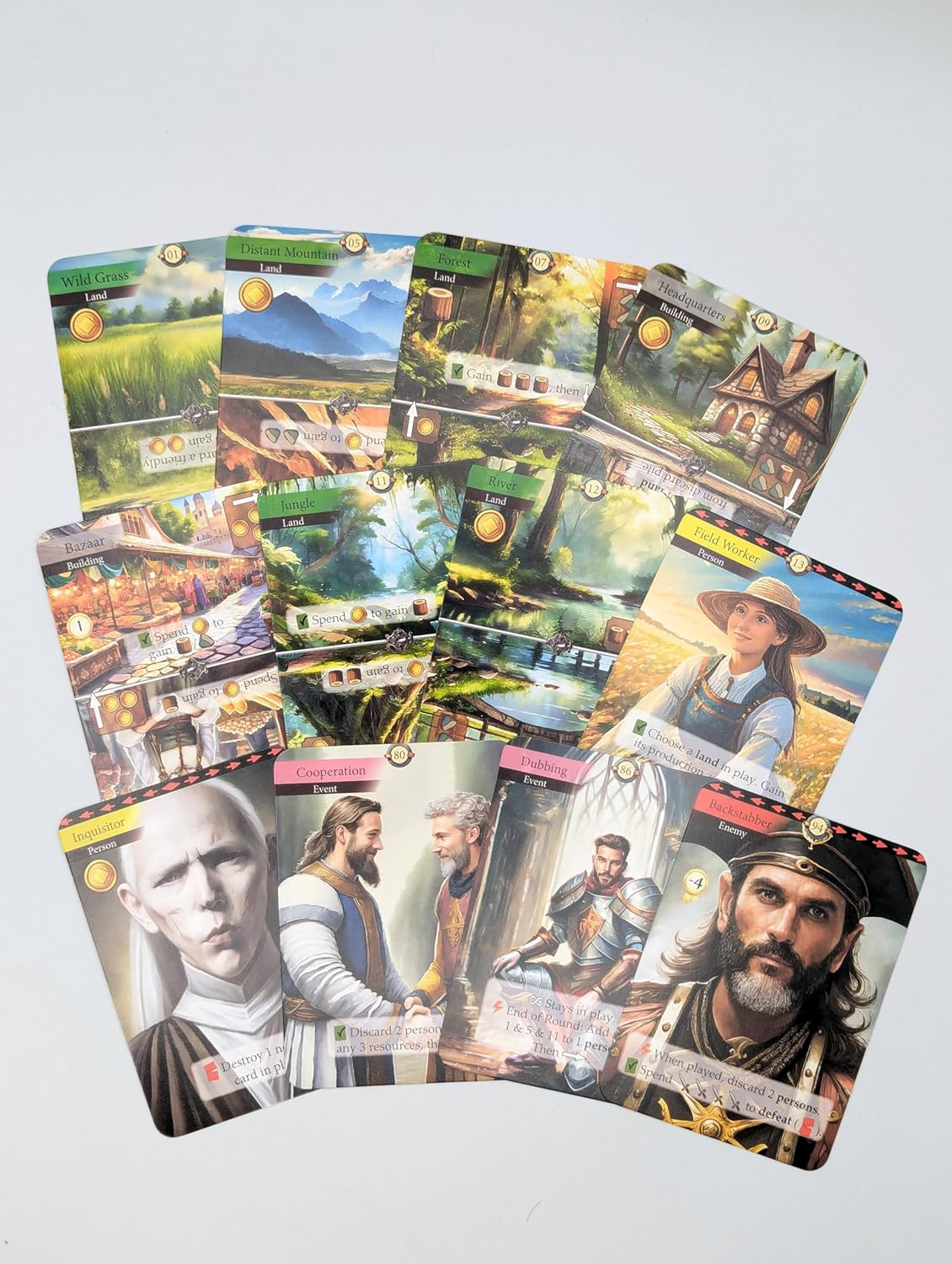 Fryx Games Kingdom Legacy Feudal Kingdom Strategy (Card Game)