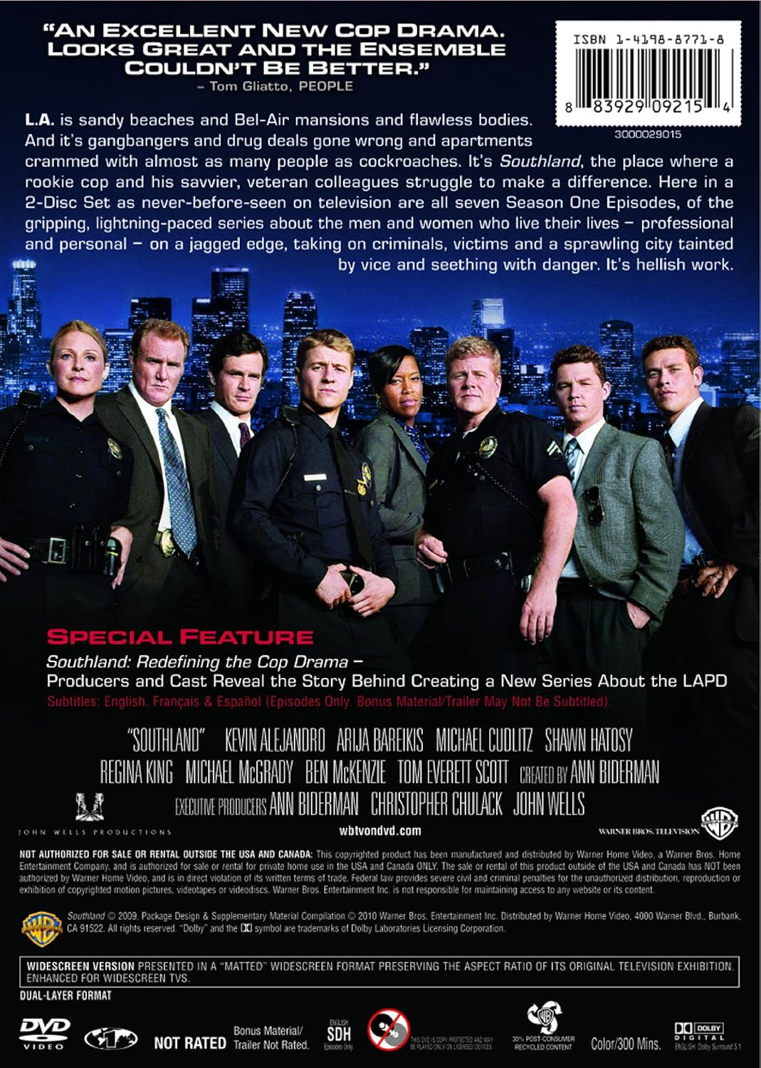 Southland: Season 1 (2010) (Region 1) (DVD) (Second-Hand)