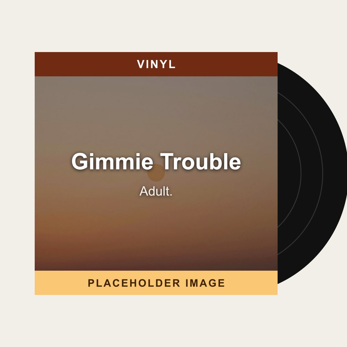 Adult. - Gimmie Trouble (Vinyl) - placeholder image