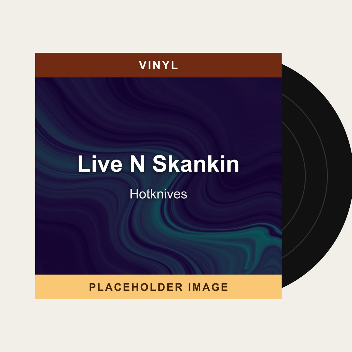 Hotknives - Live N Skankin (Vinyl) - placeholder image