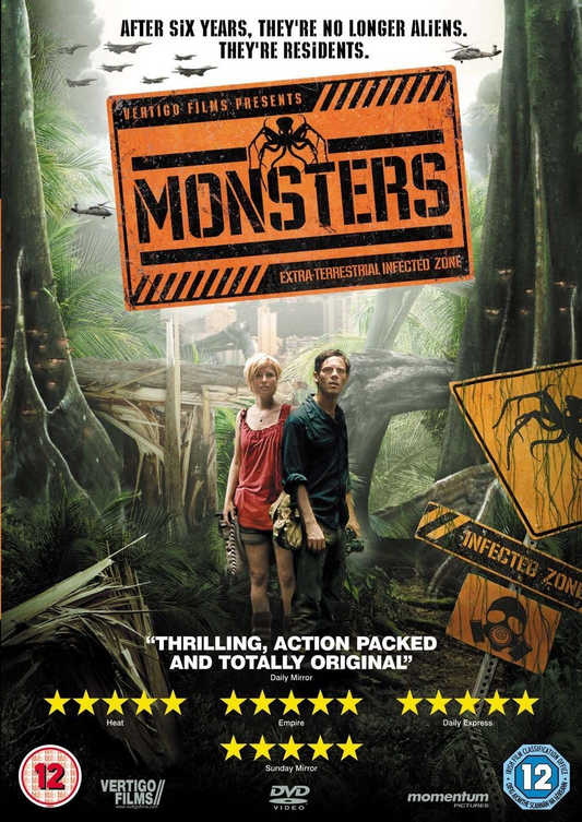 Monsters (2010) (DVD) (Second-Hand)