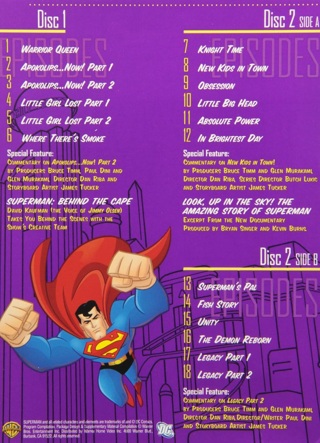 Superman: The Animated Series, Volume 3 (1996) (DVD) (Second-Hand)