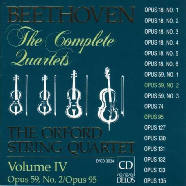 Orford String Quartet - Beethoven (CD)