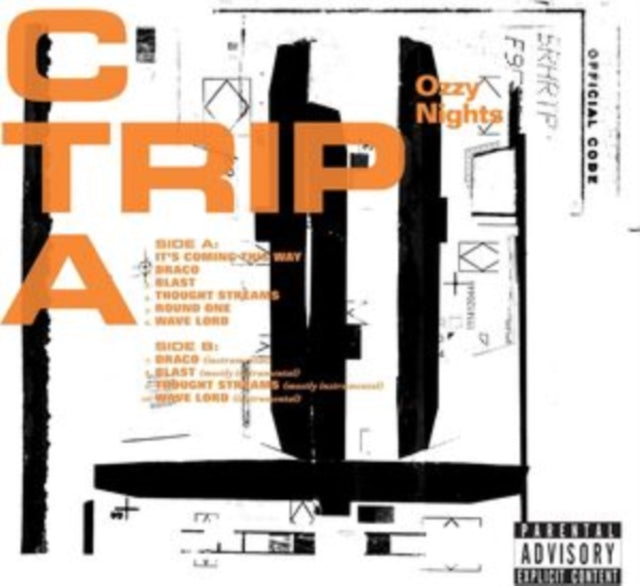 C Trip A - Ozzy Nights (White/Black & Orange Splatter Vinyl) (Vinyl)