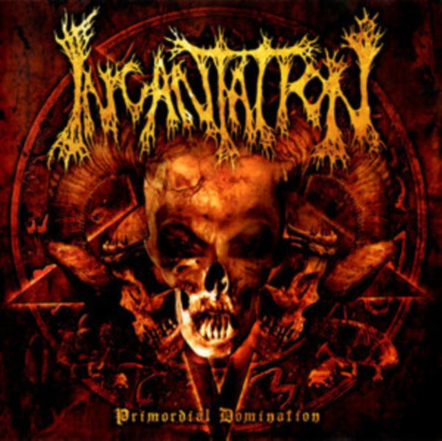 Incantation - Primordial Domination (Orange/Black Vinyl) (Vinyl)