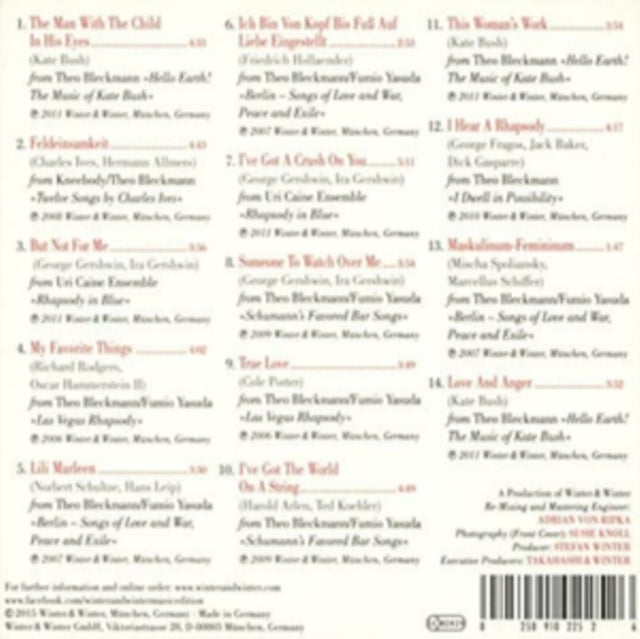 Theo Bleckmann - Bleckmann Theo (CD)