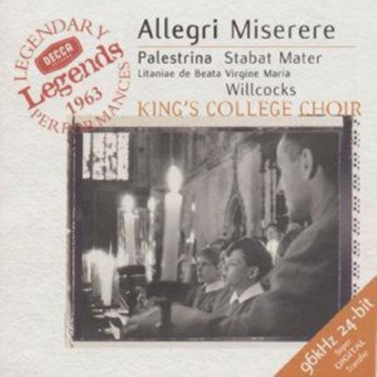 Kings College Choir/Willcocks - Allegri/Miserere (CD)