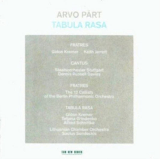 Arvo Part - Tabula Rasa (CD)