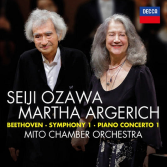 Martha Argerich Seiji Ozawa Mito Chamber Orchestra - Beethoven: Symphony No.1 / Piano Concerto No.1 (CD)