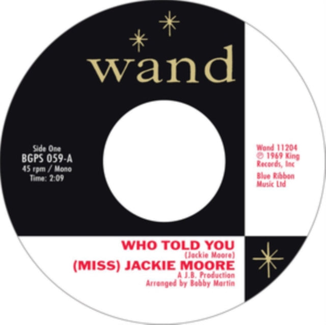 (Miss) Jackie Moore - Who Told You / The Same Change (Vinyl)