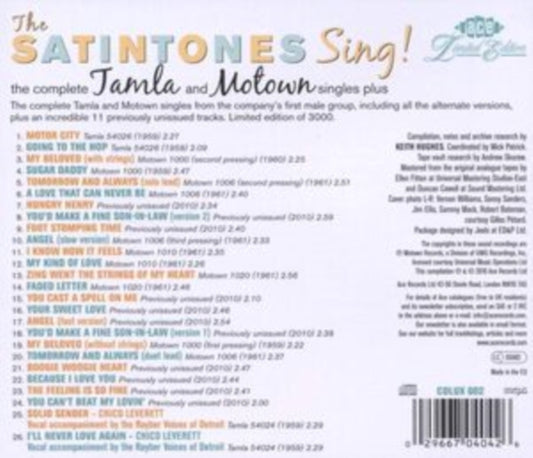 Satintones - Sing The Complete Tamala (CD)