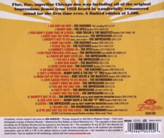 Various Artists - Bandera Doo Wop (CD)