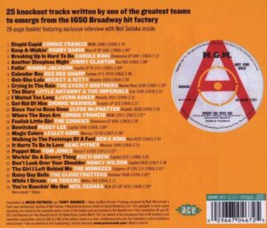Various Artists - Where The Boys Are - The Songs Of Neil Sedaka And Howard Greenfield (CD)