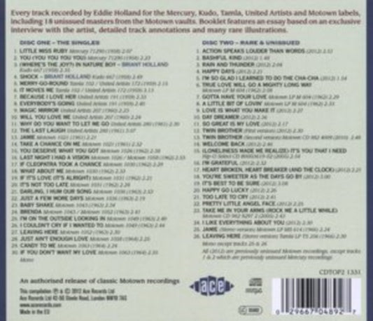 Eddie Holland - It Moves Me - The Complete Recordings 1958 - 1964 (CD)