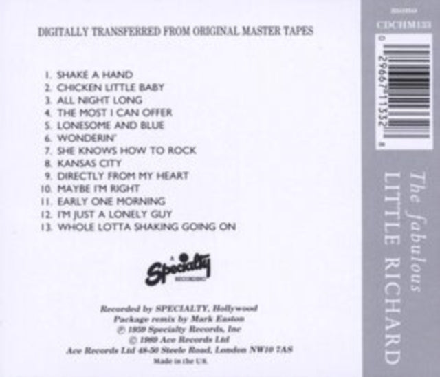 Little Richard - Fabulous Little Richard (CD)