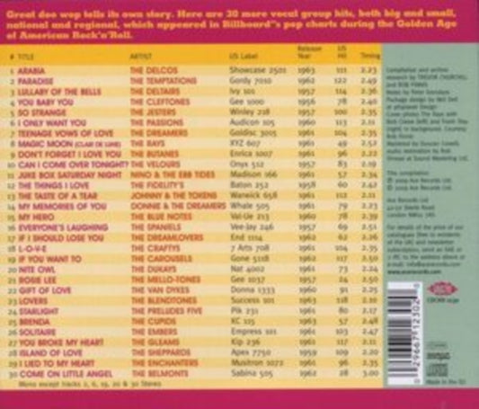Various Artists - Special Doo-Wop Edition 1956-1963 Volume 2 (CD)
