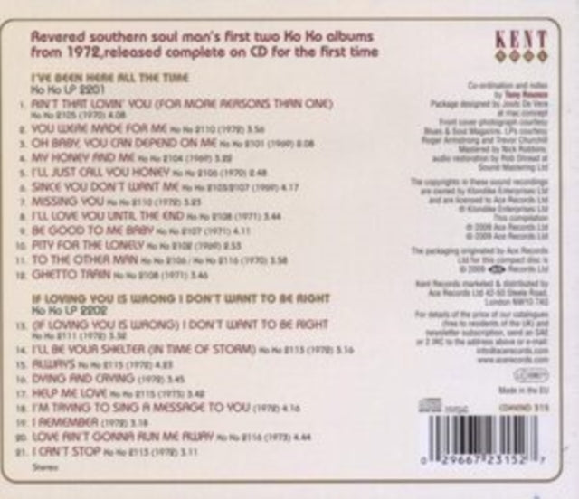 Luther Ingram - IVe Been Here All The Time (CD)