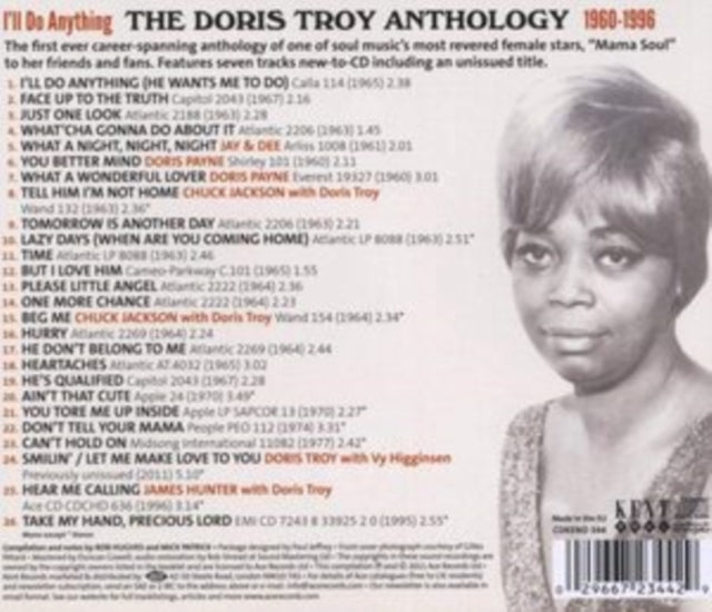 Doris Troy - ILl Do Anything (CD)