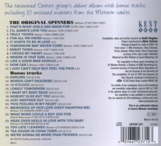 Spinners - Truly Yours - Their First Motown Album (CD)