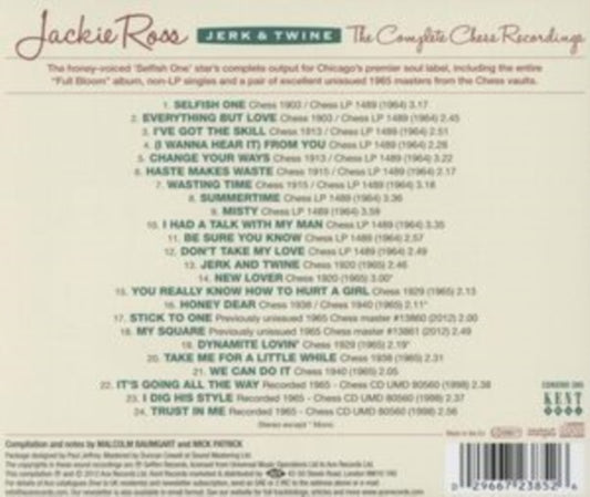 Jackie Ross - Jerk & Twine - The Complete Chess Recordings (CD)